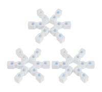 Gogogmee 20 Pièces Plastic Frame Mounting Pegs for Bed Frame Parts Bed Rail Fittings for Enhanced Stability and Easy Maintenance