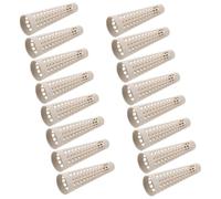 Gogogmee 20 Pièces Plastique pour Teinture et Tissage Cones Tapered Respirants Maille pour Dissipation Thermique Rapide Résistantes Haute Température pour Production Textile
