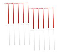 Gogogmee 20 pièces Solid Windmill Frame Rods for DIY Pinwheels Plastic Craft Sticks in and Sturdy Windmill Parts for Creative Projects
