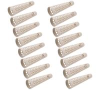 Gogogmee 20 Pièces Tapered Yarn Cones Mesh Design for Dyeing and Steaming Plastic Cable Spools for Textile Production Sewing Tools and Thread Winding