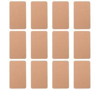 Gogogmee 200 Pièces Cartes Vierges en Papier Kraft 200 Pcs 9 X 5,4 CM Fiches D’Aide à L’Étude Solide Mini Cartes à Lettres en Carton pour Bureau École Apprentissage