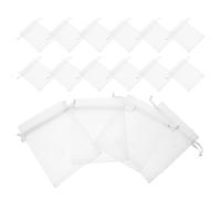 Gogogmee 200pièces Sachets Cadeaux Organza de Petits Sacs à Bijoux avec Fermeture à Cordon pour Colliers Rangement de Voyage et Emballage de Cadeaux