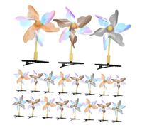 Gogogmee 20pièces Pince à Cheveux Moulin à Vent Épingles à Cheveux Moulin à Vent Amusantes Pour Filles Pour Femmes à Paillettes Pour Fête