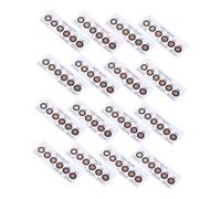 Gogogmee 24 Pièces Carte Indicatrice Humidité Petite pour Pcb Changement de Couleur Bleu à Rose Visuel de Humidité pour Stockage et Transport