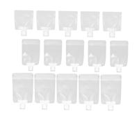 Gogogmee 24 pièces Lot Voyage Vides Rechargeables avec Rabat Étanche Pochettes Compressibles pour Cosmétiques Faciles à Remplir et Fuite Kit Portable pour Toilette Femme