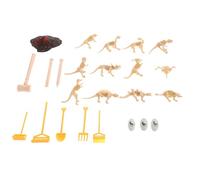 Gogogmee 24pièces Lot de Squelettes De Dinosaures Jouets De Fouille Et Modèles Pédagogiques pour Garçon Fille Jouets Archéologiques