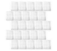 Gogogmee 25feuilles Autocollants pour Palette Porte-cils Supports Adhésifs Imperméables pour Colle à Faux Cils Utilisables avec Palette de Support et Produits de Maquillage