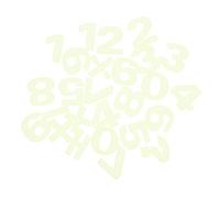 Gogogmee 26 pièces Autocollants Muraux Chiffres Phosphorescents pour Chambre Garçon Fille Stickers Lumineux Éducatifs pour Crèche et Salle de Classe Facile à Appliquer Kit Complet pour