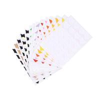 Gogogmee 28 Feuilles D'Autocollants d'angle pour Photos D'Albums Coins De Montage Photo Auto-Adhésifs Coins De Montage pour Scrapbooking
