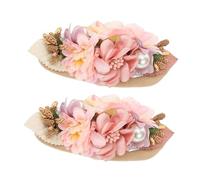 Gogogmee 2pièces Bandeau Garçon Fille Bandeau Floral Né Lot De -têtes Coiffe Garçon Fille