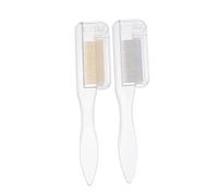 Gogogmee 2pièces Brosse à Sourcils et Peigne à Cils Lot pour Fille Outil de Maquillage Visage Sourcils Modelante