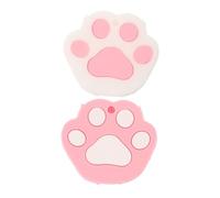 Gogogmee 2Pièces Couvertures Clés Mignonnes Silicône Chat de Clé Colorés pour Maison Accessoires Pratiques pour Filles et Adolescents