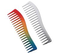 Gogogmee 2pièces Peignes Professionnels Pour Homme Lot Peigne Coiffage Ergonomique Anti-irritation Pour Cheveux Et Barbe Outil Coiffure Multifonctionnel Salon Et Usage Quotidien