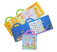 Gogogmee 3 Ensembles Autocollants Éducatif pour Garçon Fille Réutilisables avec Scènes Créatives Corps Océan Princesses Développement Imagination et Motricité Fine