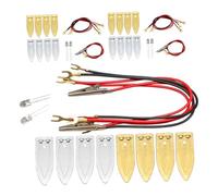 Gogogmee 3 Ensembles Kit Expérimental Batterie de Fruits pour Garçon Fille Éducatif Scientifique DIY avec Horloge Électronique Matériaux Électrodes Insérées pour Projet Stem