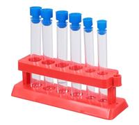 Gogogmee 3 ensembles Support Éprouvette Laboratoire avec Tubes à Essai Vides Organisateur Pratique pour Usage Scolaire et Expérimental