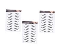 Gogogmee 3 feuilles Autocollants Sourcils Imperméables Maquillage Temporaire Résistant à Eau Pour Sourcils Fins et Épars