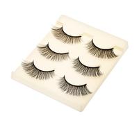 Gogogmee 3 paires Faux Cils Naturels Effet Œil de Chat Extension Cils Professionnel Volume Élégant Pour Maquillage Quotidien et Soirée