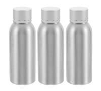 Gogogmee 3 Pièces Aluminum Cosmetic Bottles Refillable Travel Containers With Screw Caps For Skincare And Essential Oils And Reusable Serum Storage