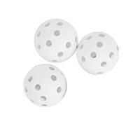 Gogogmee 3 pièces Balles Entraînement Creuses Légères Blanches pour Pratique Intérieure et Extérieure