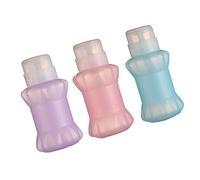 Gogogmee 3 Pièces bouteille de dissolvant pour les ongles faire tomber le liquide distributeur de nettoyage bouteille vide remover ongle alcools distributeur de dissolvant pour ongles