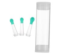 Gogogmee 3 Pièces Embouts de Cuillère Oreille Silicone Doux Accessoires Réutilisables pour Nettoyage Cire Protection Confortable et Sûre pour Toute la Famille