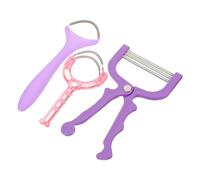 Gogogmee 3 pièces Épilateur Facial Manuel à Ressort Portable Épilateur pour Visage et Lèvre Supérieure Léger et Ergonomique Épilation Précise Irritation Couleur Aléatoire Couleur Aléatoire