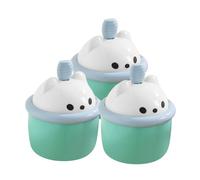 Gogogmee 3 Pièces Gobelet Moussant Visage Portable Outil Pratique pour Mousse Nettoyante Léger et Facile à Utiliser pour Voyage et Domicile