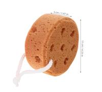 Gogogmee 3 pièces Lot de Éponges de Bain Nid Abeille avec Lanières Boule Exfoliante Douce pour Nettoyage Profond et Mousse Riche pour Adultes