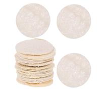 Gogogmee 30 Pièces Lot de Éponges Exfoliantes Luffa Naturelles pour Visage Nettoyants Visage Doux et Efficaces Éponges Gommantes pour Démaquillage et Soin Quotidien