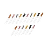 Gogogmee 30 pièces Lot Tubes de Gloss à Lèvres Vides avec Couvercle Flacons Rechargeables pour Brillant Lèvres Contenants pour DIY Couleurs Doré Argenté Noir Rose Cosmétique