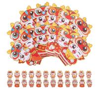 Gogogmee 30 Pièces Pocket For Year Zodiac Packet With Dragon Decor Mixed Style For Chinese Year Festival Celebration