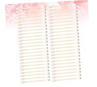 Gogogmee 300 pièces Cotons-tiges Doubles Coton pour Maquillage et Nettoyage Sticks Coton Doux pour Soins Peau et Usage Domestique Efficacité et Portabilité pour Femmes et Hommes