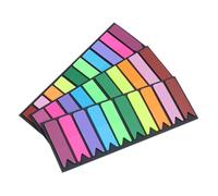 Gogogmee 300 pièces Marque-pages Autocollants Transparents Multi-fonction Onglets Adhésifs Colorés Pratiques pour École et Bureau Index Portables Résistants Faciles à Écrire Coller