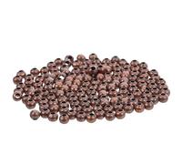 Gogogmee 300 pièces Perles Métalliques Intercalaires Rondes Grand Trou pour Bracelets DIY Colliers Boucles Oreilles Accessoires de Bijoux