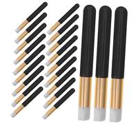 Gogogmee 30pièces Pinceaux de Maquillage pour Yeux Set de Voyage Plat Mini Applicateur pour Gloss Pinceau à Lèvres Nettoyeur de Cils Outil de Nettoyage pour Extensions