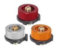 Gogogmee 3pièces Convertisseur De Réservoir De Gaz Adaptateur De Propane pour Camping Connecteur De Conversion pour Four Extérieur