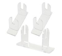 Gogogmee 3pièces Support pour Éventails à Main Acrylique Transparent Présentoir Robuste pour Décoration et Organisation Base Stable pour Éventail Chinois et Japonais