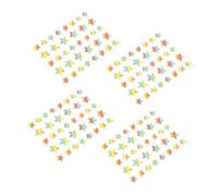 Gogogmee 4 Feuilles patchs de boutons en forme d'étoile patchs décoratifs contre l'acné patchs bouton étoile foulard echarpe poeles boutons couvre patchs patch bouton pour fille Hydrogel