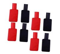 Gogogmee 4 Paires Couvre Bornes Batterie Caoutchouc Pratique Protection Isolante pour Cosse et Borne de Voiture et Sécurisé Couleurs Rouge et Noir