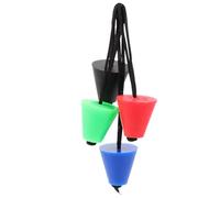 Gogogmee 4 pièces Bouchons Vidange Kayak Étanches Caoutchouc Lot Rouge Bleu Vert Noir Accessoires Kayak Professionnels Drain Plugs pour Canoë et Bateau Paddle