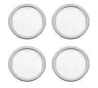 Gogogmee 4 Pièces Filtres Inox pour Moxibustion Tamis Métallique Réutilisable pour Boîte à Moxa Écran Maille Résistante Chaleur de Remplacement pour Filtre de Moxibustion