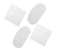 Gogogmee 4 Pièces Grattoirs Acier Inoxydable Serrés pour Sculpture Argile Outils Ergonomiques de Modelage et Sculpture Pottery