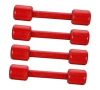 Gogogmee 4 pièces Haltères pour Garçon Fille Équipement Gymnastique Maternelle Poids Sûrs et Ergonomiques pour Exercices Physiques des Tout Petits Jouets Dentraînement Naturel