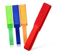 Gogogmee 4 Pièces Kit Brosses Nettoyantes pour Stores Outil et Ergonomique pour Nettoyage des Espaces Étroits Adapté Maison Voiture et Bureau Brosse Polyvalente pour Poussière et Saletés