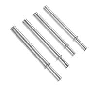 Gogogmee 4 pièces Kit Tube de Réparation pour Canne à DIY Connecteur Manche Stable Facile à Installer Accessoires pour Canne Mer et Au Coup