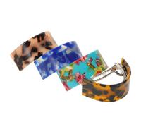 Gogogmee 4 Pièces Lot de Pinces à Cheveux Acétate pour Chignon Pince Griffes Petites pour Coiffures Maintien Fiable et Confortable Accessoires Décoratifs pour Femmes Adaptées Aux Chignons