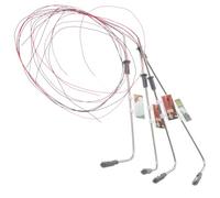Gogogmee 4 pièces Mini Lampadaires LED Décoratifs pour Maison de Poupée Éclairage Miniature pour Jardin Maquette et Table à Sable Garçon Fille Décoration Intérieure