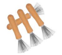 Gogogmee 4 pièces Outil Nettoyant Brosse Cheveux Peigne Râteau Anti-poil Embourbé Accessoire Léger et Compact pour Salon Usage Domestique et Voyage