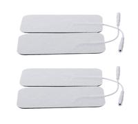 Gogogmee 4 pièces Pads Autocollants de Remplacement pour Électrostimulateur Durables Conducteur Gelé Confort avec Ventilation Thermique Compatibles Électrodes pour Thérapie Numérique